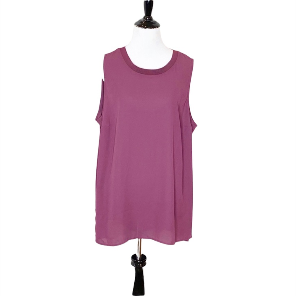 GOLDRAY Jabare ribbed detail blouse Size 2X
